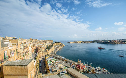 Boats in harbor