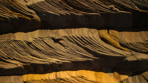 Rock formations in desert