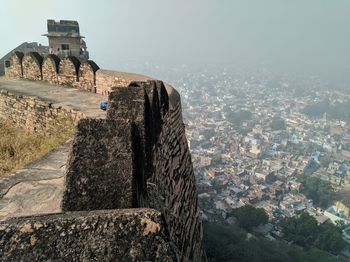 View of fort against the sky