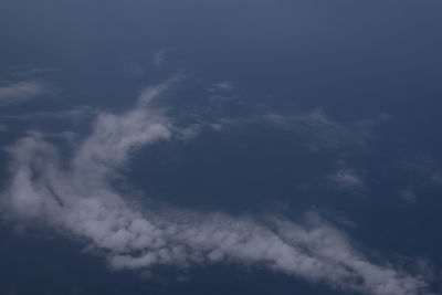 Low angle view of clouds in sky