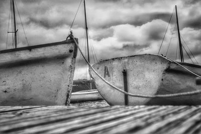 Boats in sea