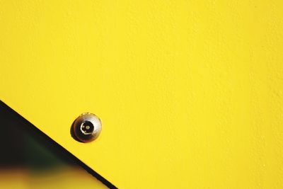 Full frame shot of yellow wall