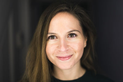 Portrait of woman smiling