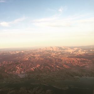 Aerial view of landscape