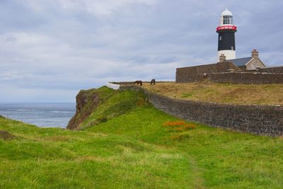 Lighthouse at seaside