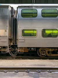 Train on railroad track
