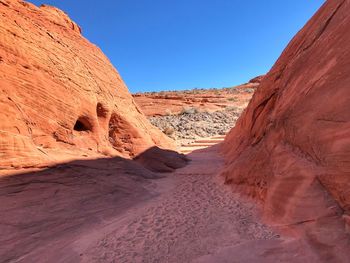 Rock formations in a desert