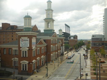 View of buildings in city