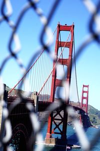 Low angle view of bridge