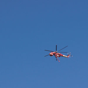 Low angle view of airplane flying in sky