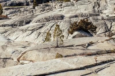 View of rock formations