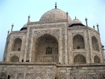 Low angle view of historical building