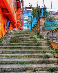 Low angle view of staircase