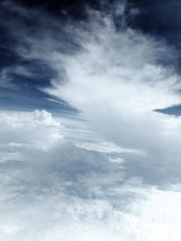 Low angle view of clouds in sky