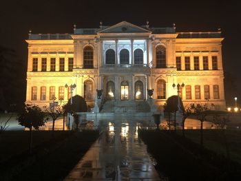 Building at night