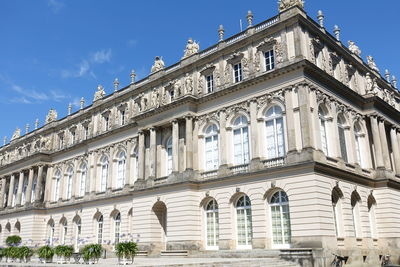 Low angle view of historical building