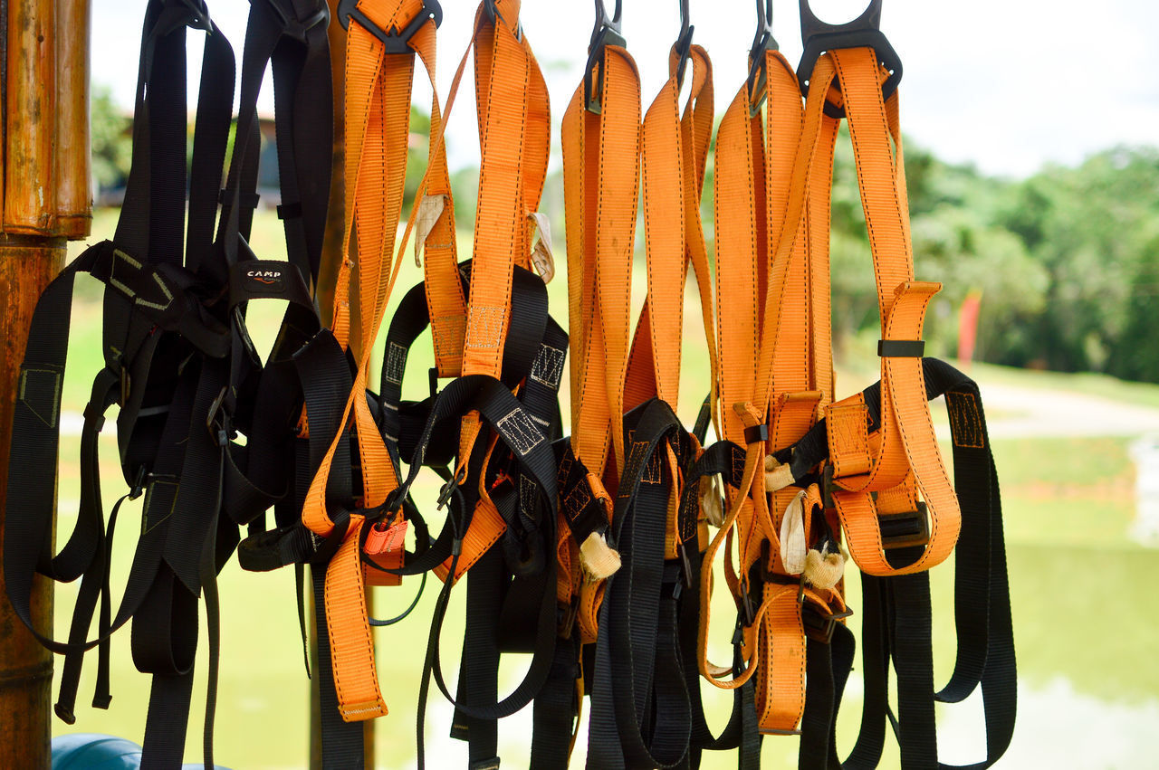 CLOSE-UP OF HANGING OUTDOORS