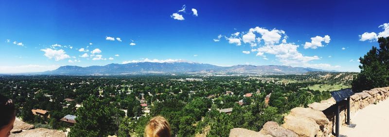 Panoramic view of landscape against sky