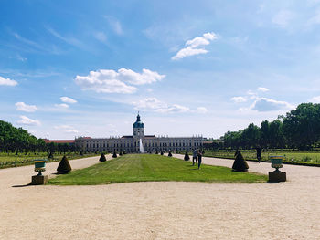 A summer day in charlottenburg palace, berlin. 