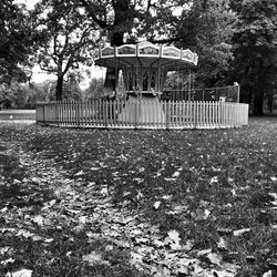 Built structure with trees in background