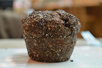 Close-up of pastry