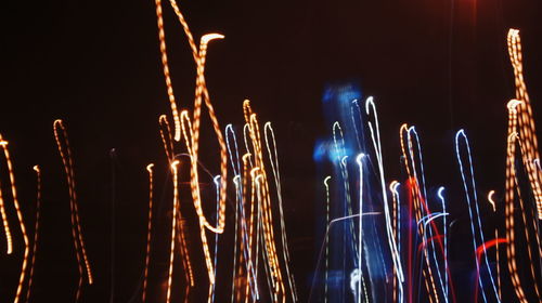 Low angle view of firework display