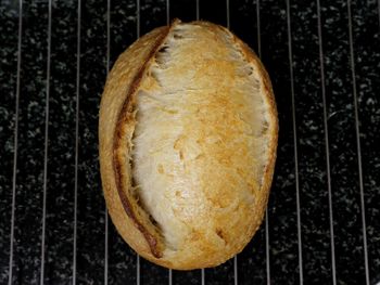 High angle view of bread on table