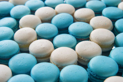 Full frame shot of macaroons