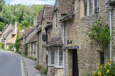 Street amidst buildings in city