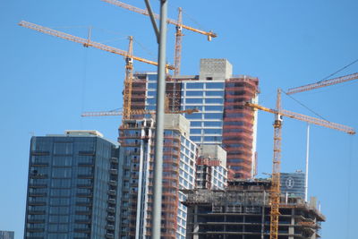 Low angle view of buildings against sky