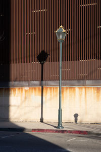 Street light on footpath