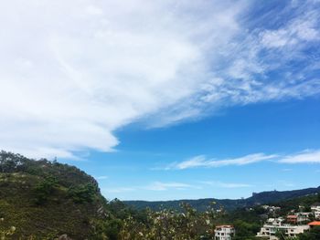 View of townscape against sky