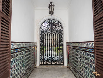 Mediterranean arch door gates