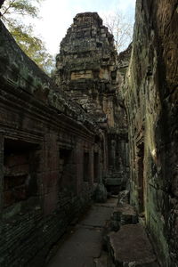 View of old ruin building