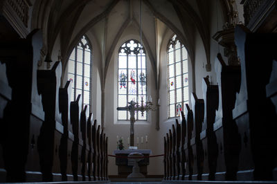 Interior of church