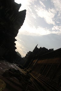 Low angle view of building against sky