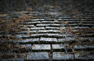 Full frame shot of paving stone