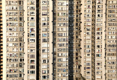 Full frame shot of residential buildings