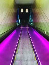 Empty subway station