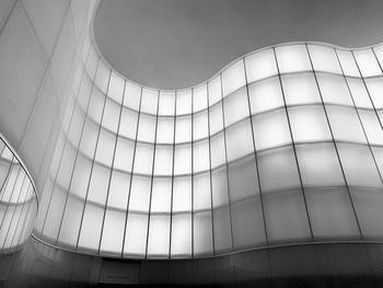 Low angle view of spiral staircase