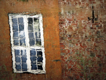 Close-up of weathered wall