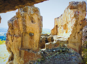 Old ruins against sky