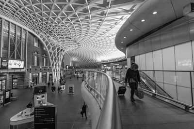 People walking in airport