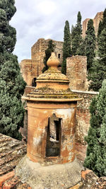 Old temple against sky