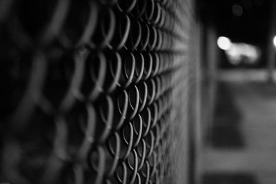 Close-up of chainlink fence
