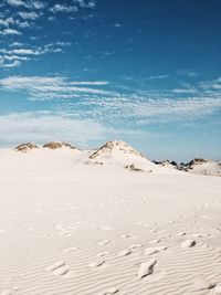 The wandering dune