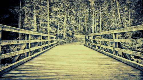 Footbridge over river