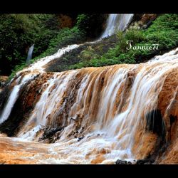 River flowing through rocks