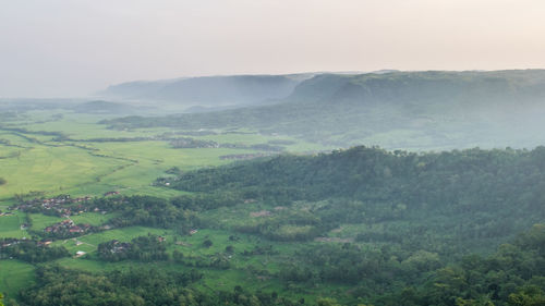 Scenic view of landscape against sky