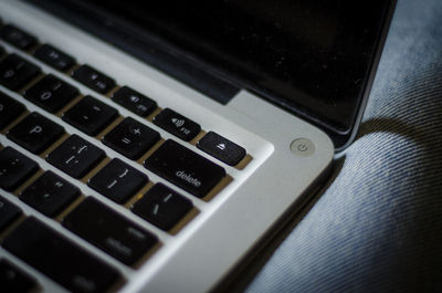 Close-up of computer keyboard